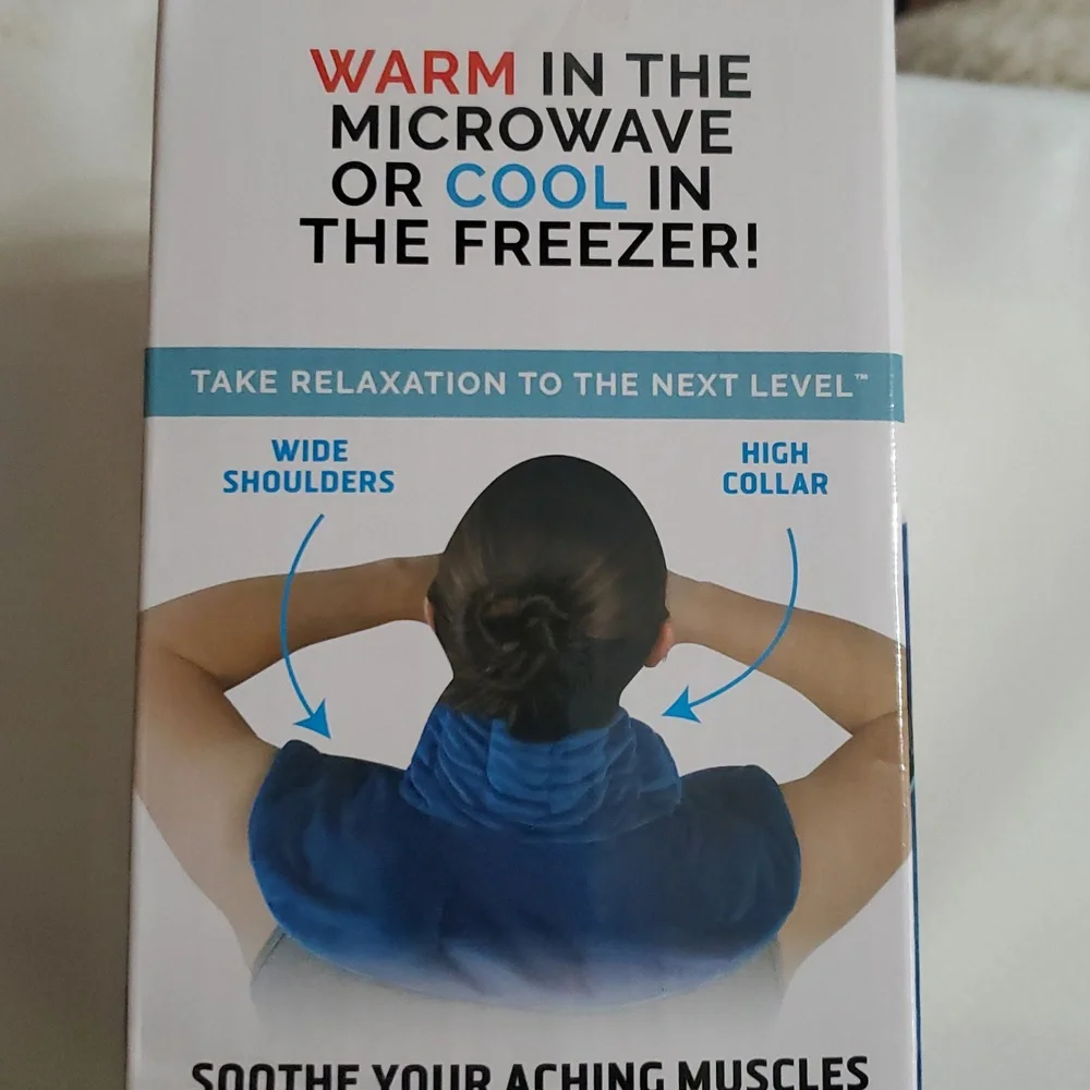 Calming Comfort Thermacomfort 3 LB Weighted Hot/Cold Aromatherapy neck‎ wrap new
